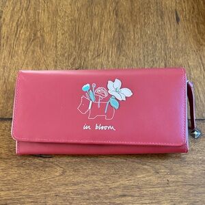 Red Floral Women's Radley wallet